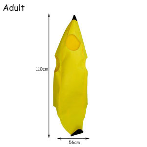 【READY STOCK】Banana Clothes Fruit Costume/Fruit Halloween Suit/Banana Suit Dress Up Cosplay/Performance Costume for Kids