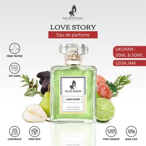 Delisa Eau De Parfum Love Story (Golden Memories) - Luxury  dan Tampil Lebih Romantis
