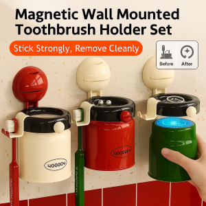 Mouthwash Cup Holder Orb Shape Toothbrush Cup Solid Load-bearing Bracket Multifunction Thickened Material