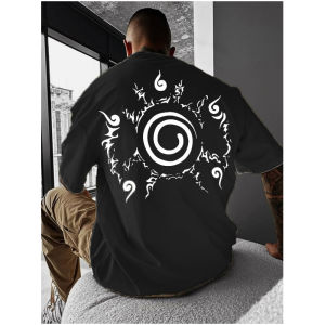 Anime 3D Patterns Print Tees Summer Simple Casual Street Short Sleeve Clothing Male Fashion Oversize O-Neck Tops New Mens T-Shi