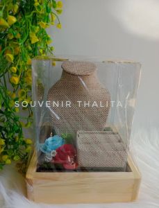 Souvenir Pernikahan Tempat Mahar Leher. Perhiasan Pernikahan Kalung Cincin