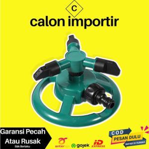 Semprotan Air Penyiram Tanaman Kincir Air Taman EECOO Round Sprinkler 360 Derajat Full Set Murah