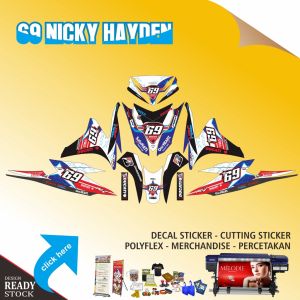 DECAL STICKER HONDA VARIO PGMFI NICKY HAYDEN