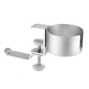 Hợp kim nhôm giá treo tai nghe Tai nghe nhét tai kim loại Đứng Xoay 360 độ ngăn để cốc Tai nghe móc kẹp 2 trong 1 không gian-SA