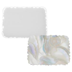 Elegant Wavy Edging Design Silicones Serving Tray Resins Mold For DIY Crafts Home Decors Reusable Easy Demolding