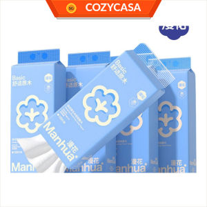 【COZYCASA】【6 Packs/Box】 ManHua Wood Pulp Hanging Tissue 4-ply 1280sheets