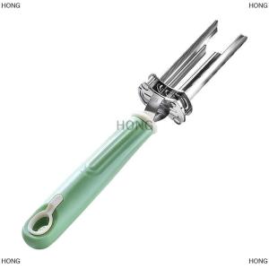 💞【Special price】💖HONG เครื่องมือคว้านแกนผักและผลไม้แบบปรับได้เครื่องตัดพริกหยวกแบบ2-in-1อัพเกรดสำหรับถอดแกนผักและผลไม้