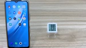 Tuya Smart BLE Mini Temperature Humidity Sensor Monitor Bluetooth Thermometer Hygrometer LCD Display