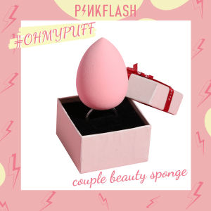 PINKFLASH OhMyPuff Make up Beauty Sponge Egg Classic Pink Soft Bouncy Waterdrop