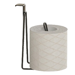 BEBA Wall Mounted Toilet Roll Paper Holder Punch-free Hanging Paper Towel Organizer Durable Stainless Steel Tissue Storage Holder Home