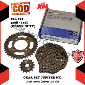 Gear Set Jupiter Mx Old Paket Gir dan Rantai