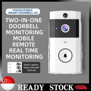 [In Stock]NEW Smart Doorbell Long Battery Life Waterproof Solar Energy Charging Wireless Doorbell