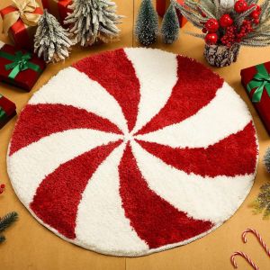 MUSASI Thiết kế ông già Noel Thảm cửa Giáng sinh Thấm hút Hấp thụ nước Tấm thảm cửa Đa chức năng Nhỏ Thảm nhà tắm Sử dụng trong phòng tắm