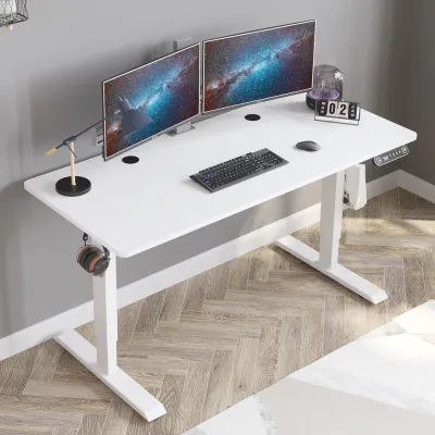 Mxtark 55 inches 1.4M Height Adjustable Standing Desk Electric Table Standard style 140cm