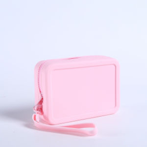 Silicone Storage Bag Waterproof Cosmetic Bag Jelly Pouch Portable Multi-functional Bag