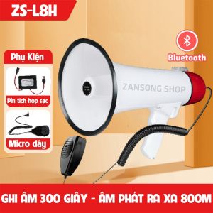 Loa Phóng Thanh Cao Cấp Thế Hệ Mới Zansong ZS-L8H Tích Hợp Pin Sạc Công Suất 30W