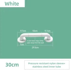 Non-Slip Bathroom Grab Bars Rustproof Stainless Steel Luminous Security Handrail for the Disabled/Older