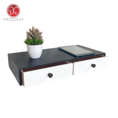 DEcTionS Meja Rias Gantung 60x30cm 2 Laci Tempel Dinding Nakas Minimalis Estetik