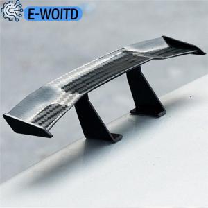 E-WOITD Hot Universal Mini Spoiler Car Rear Tail Decoration Spoiler Wing Carbon Fiber