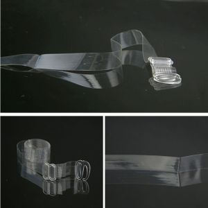 【Free Shipping】Summer Clear Bra Shoulder Strap Women Adjustable Transparent Hook Invisible Straps