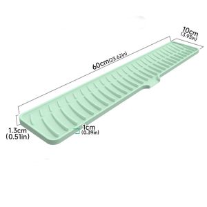 DUDAN Super Absorbent Silicone Faucet Mat Moisture-proof Diatom Mud Faucet Drain Pad Bathroom Organizer Multipurpose Faucet Splash Guard Home
