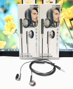 Handsfree Transparan HT-09 + MIC Stereo Earphone Headset Extra Bass