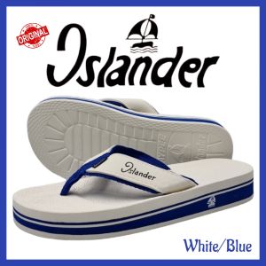 Islander White/Blue Mens non-slip rubber soles 100% Authentic and Original colored slippers (Makapal)