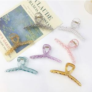 RICK Headwear Simple Elegant Fashion Acrylic Transparent Crab Clips Hair Claws Hair Clips Hair Accessories