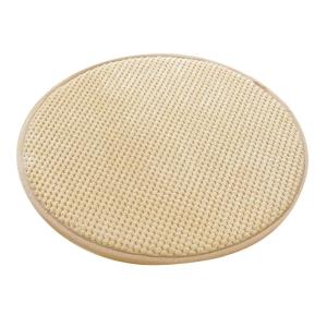 Comfort Support Round Cushions Breathable Linen Long For Dining Chair Car