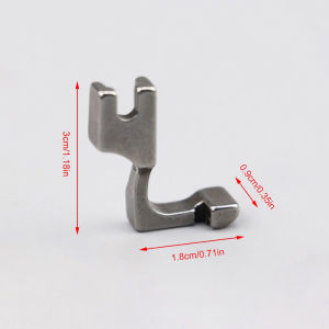 Metal Zipper Presser Foot T168 Invisible Unilateral Zipper Feet Single-Sided Sewing Accessories