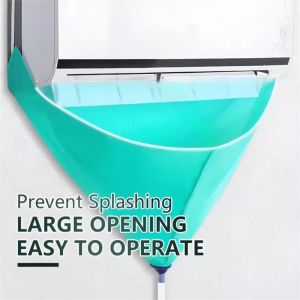 GTRBFDS Thickened PVC Air Conditioner Clean Cover Waterproof Leak-proof Air Conditioner Cleaning Kit Durable with Drain Pipe Aircon Cleaning Bag Home Use