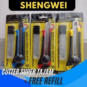 Pisau Karter Pemotong Pisau Cutter Besar Shengwei - Pisau Potong Serbaguna