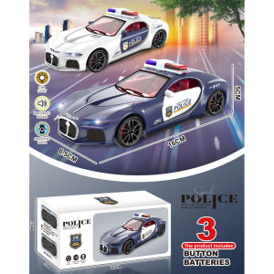 Aoduoyaya Cartoon Racing Car Model Toy with Light and Music Three-Door Simulation Toy Car for Boys Kereta DIECAST Aloi