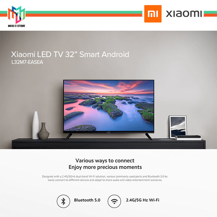 TV LED 32 - XIAOMI MI TV 4A 32, HD, DVB-T2 (H.265), Negro