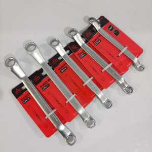 GARANSI SEUMUR HIDUP YUKIDO Kunci Ring 6x7mm – 30x32mm | Material Baja CR-V Anti Karat | Kunci Ring Kualitas Premium