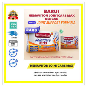 (Box isi 10) Hemaviton JointCare Max Supplemen Sendi Joint Care Meredakan Nyeri