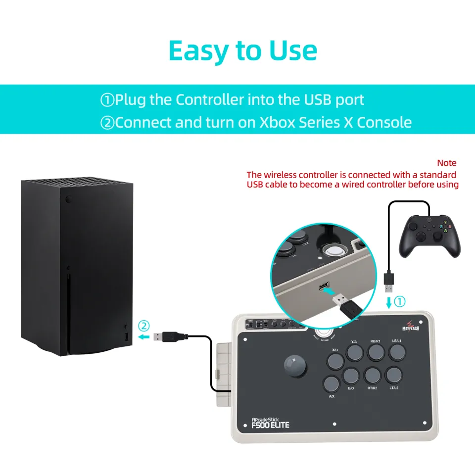 Nintendo Switch Mayflash F500 Elite Arcade Stick May Flash MAYFLASH Arcade Stick F500 Elite with Sanwa