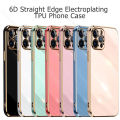 Cho Vivo V40 5G/Vivo V40 Pro 5G vỏ điện thoại Sang Trọng 6D Eletroplated Cover Quay Lại silicon mềm Đơn Giản Sáng Bóng Vỏ Nz34. 