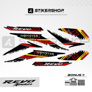 Stiker Striping Revo Absolute R 110 grafis variasi 003
