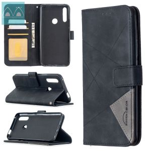 Ốp Lưng Da PU Cho Huawei Y5 Y6 Y7 Y7 Prime Y9 Y9 Prime 2019/Y5P Y6P Y7P/Honor 10 Lite/P Smart Z Ốp Lật Màu Hỗn Hợp Có Khe Cắm Thẻ Từ