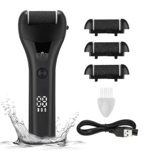 Electric Callus Remover Professional Foot File Pedicure Machine 3 Heads IPX4 Waterproof Rechargeable Heel Dead Skin Scrubber2026
