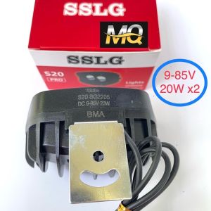 Đèn Trợ Sáng Mini 2 Bi Cầu 2 Chế Độ Sáng Và Nháy Passing Tặng Công Tắc