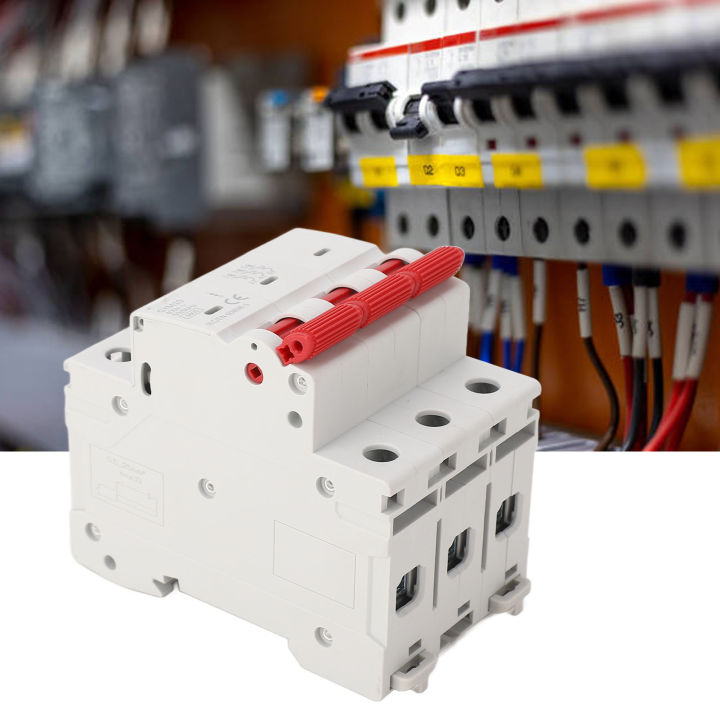 3P Miniature Circuit Breaker Easy Identification Circuit Breaker for