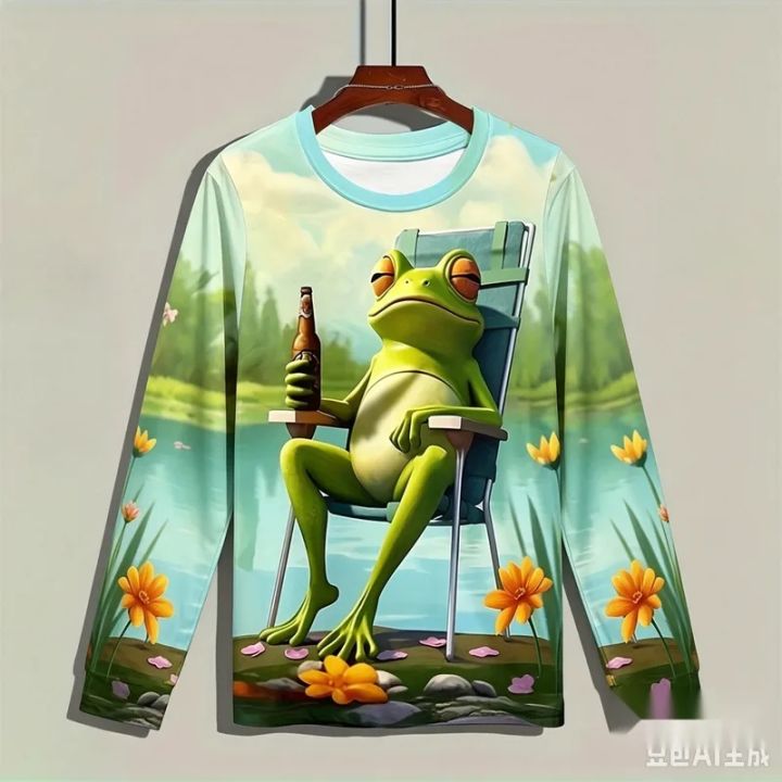 SHUNAICHI FAST [Local Stock] Christmas Halloween Men's 3D Cartoon Frog ...
