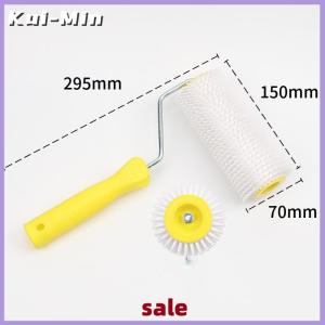 Kui-Min 1PC 15 22CM Defoaming Drum Brush Spike Roller Latex Floor Self Compound Roller Leveling Screed Spiked Roller Paint Brush Roller
