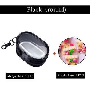 Clear Doll Display Bag Keychain Transparent PVC Blind Box Storage Bubble Doll Storag Bag Pendant