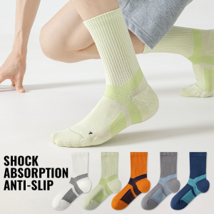 MiiOW Elite Basketball Socks Football Cushioned Moisture Wicking Performance Sports Long Sock Hiking Running Thicken Towel Socks