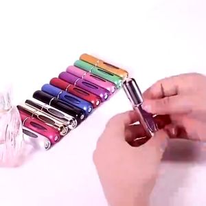 1/2/3Pcs 5ml Portable Mini Refillable Perfume Bottle Spray Scent Pump Empty Bottle Atomizer Bottle
