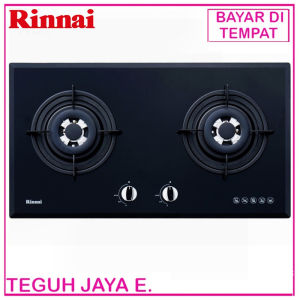 RINNAI KOMPOR GAS TANAM 2 TUNGKU RB 772 ROG - Super Mewah Elegant