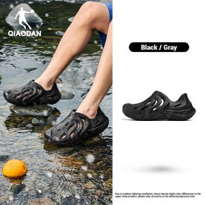 Qiaodan Mountain Sandal Breathable Clogs Hollow Beach Soft Sole Outdoor Sandals Men QXL103262438R